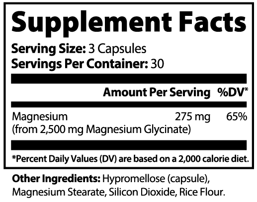 MAGNESIUM GLYCINATE 3 BOTTLE BUNDLE