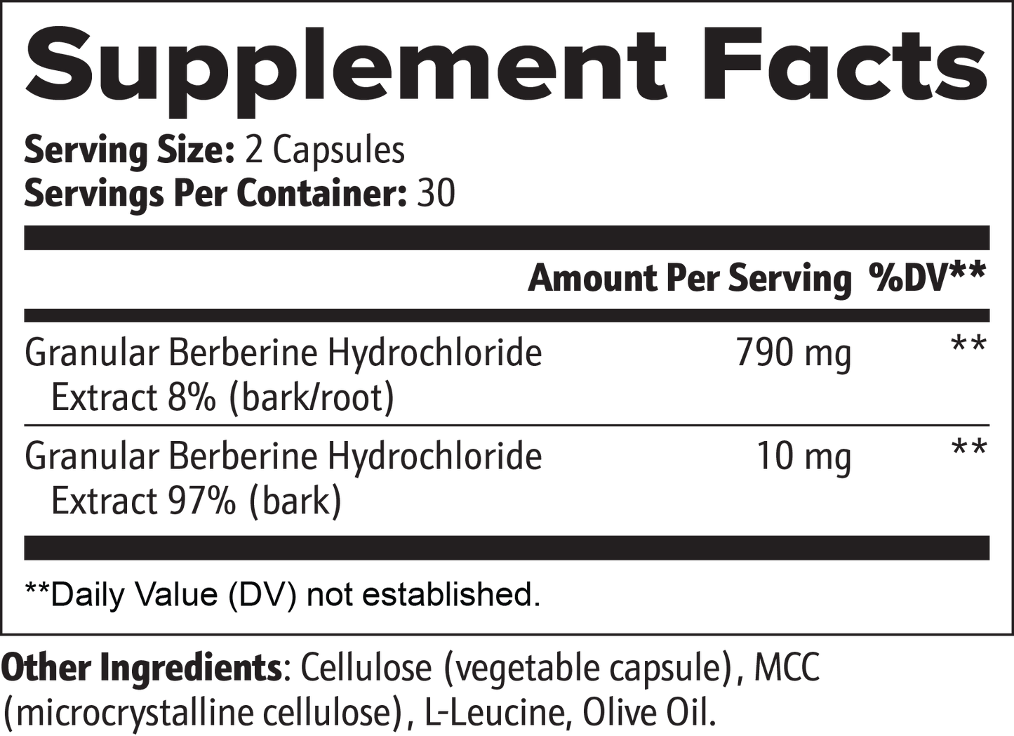 BERBERINE HERBAL BLEND 3 BOTTLE BUNDLE