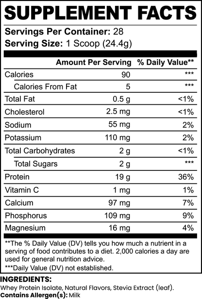 PURE 100% WHEY PROTEIN (Vanilla)