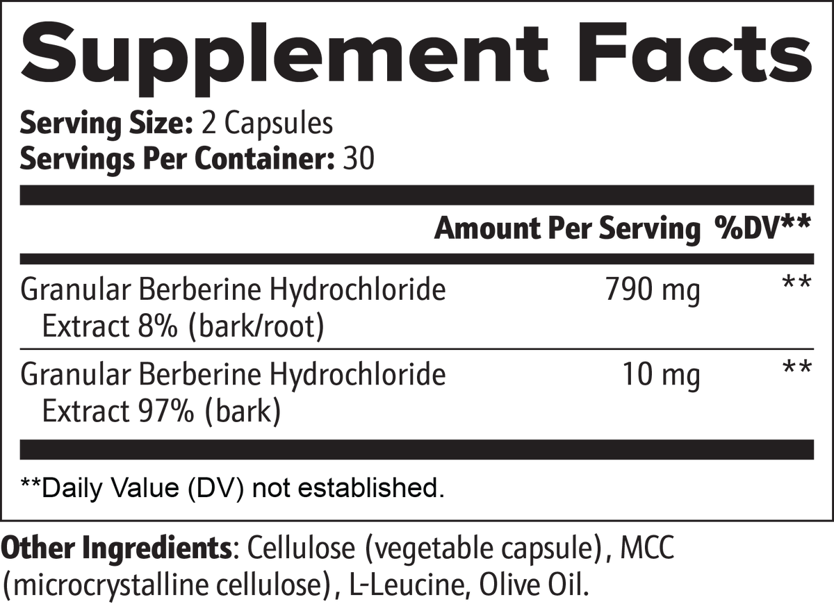 BERBERINE HERBAL BLEND  3 BOTTLE BUNDLE