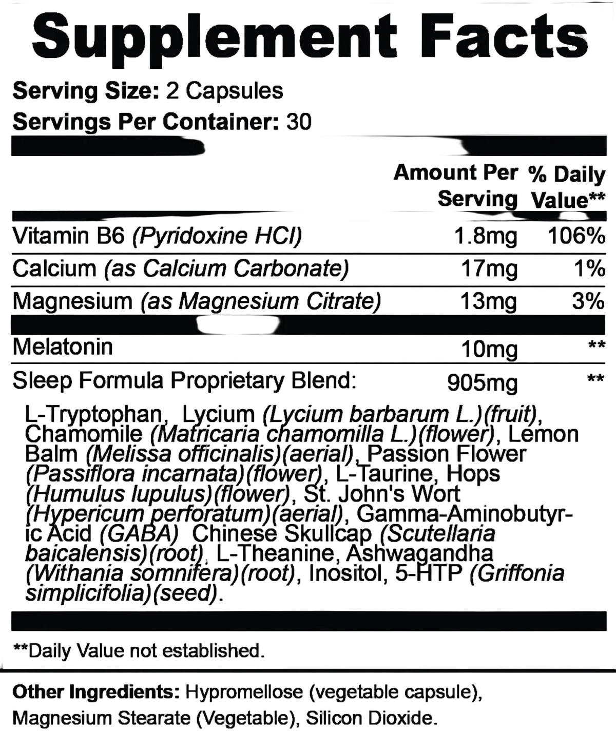 MELATONIN SLEEP FORMULA